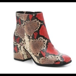 Mix No. 6 snakeskin booties